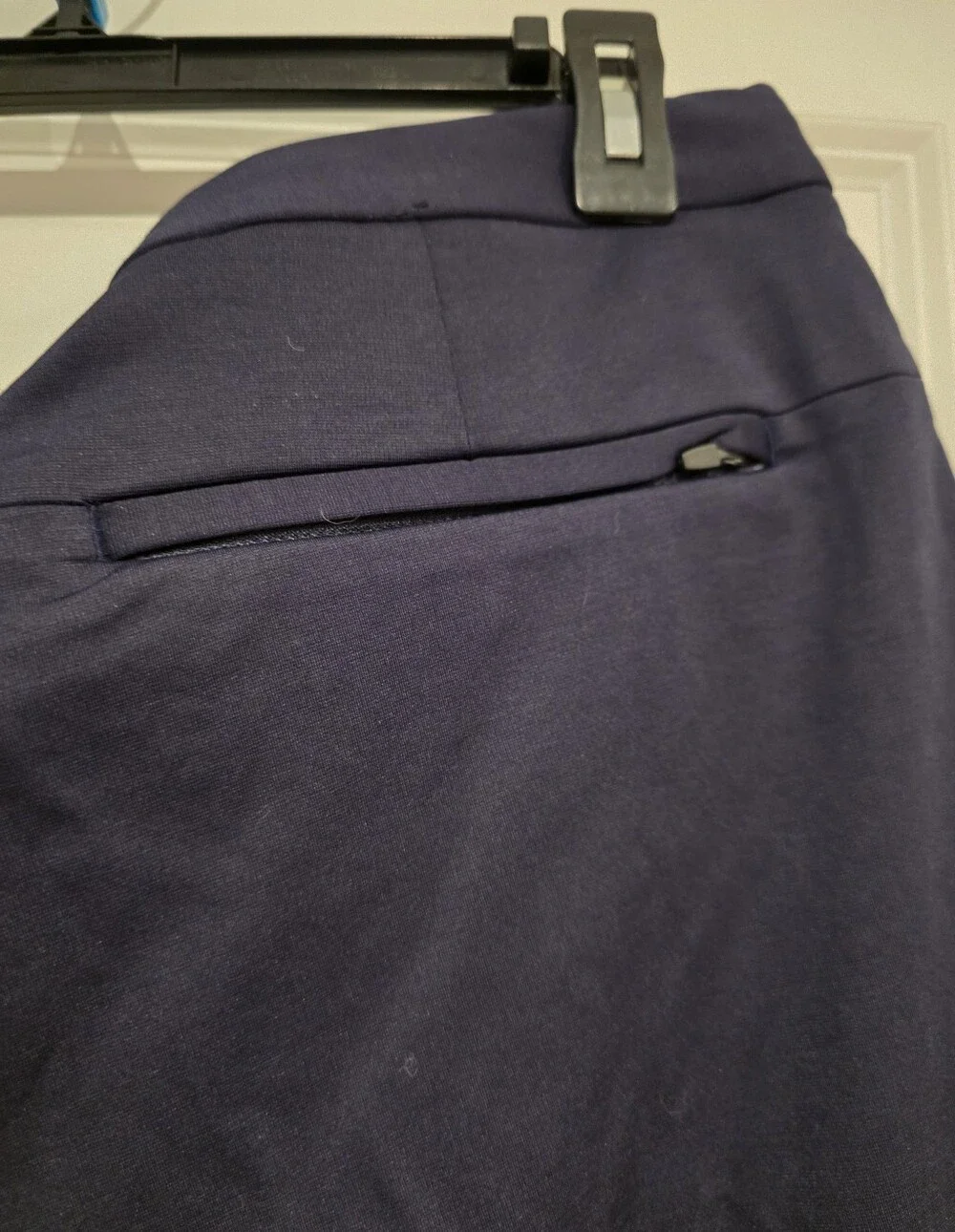 Mens Banana Republic Luxe Pant, Navy, 35x30